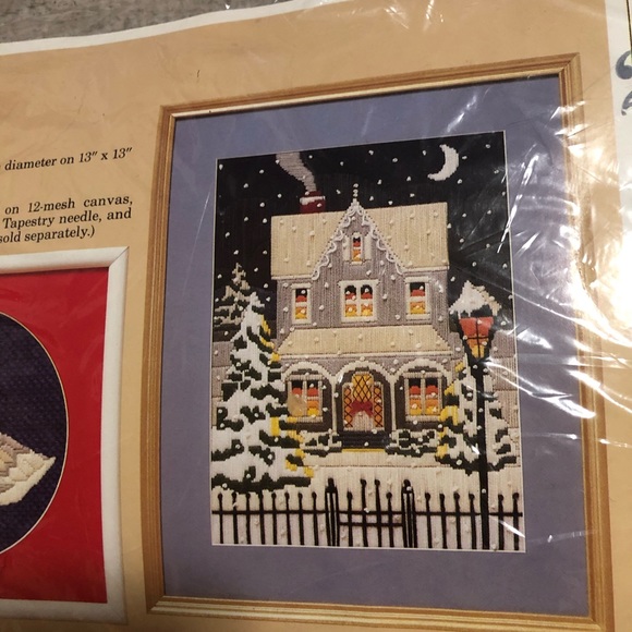 The Creative Circle 2519 Holly Duck & Embroidery Set Vintage Old Stock New - Picture 5 of 14